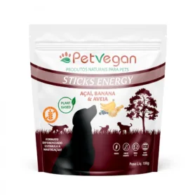 Embalagem do Petisco Sticks Energy Açai, Banana & Aveia