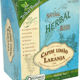 chá capim-limão e laranja orgânico tribal brasil