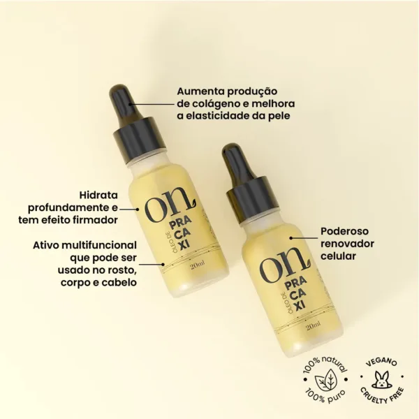 Óleo de Pracaxi Orgânico 20 ml | Orgânico Natural – Regenerador Facial & Capilar - Imagem 2