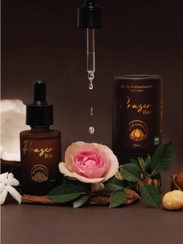 Óleo Íntimo Natural Prazer Bio 30ml – Hidratação & Bem-estar Feminino | BioEssência - Imagem 2